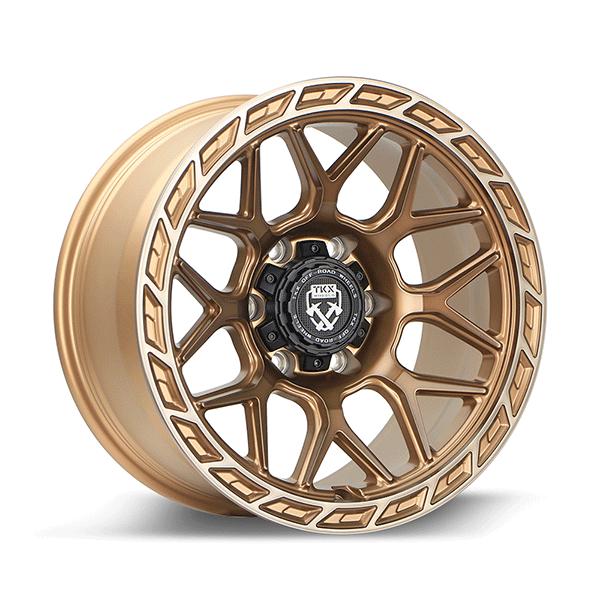 TKX WHEELS-T807BZ - BRONZE WITH DARK TINT EDGE