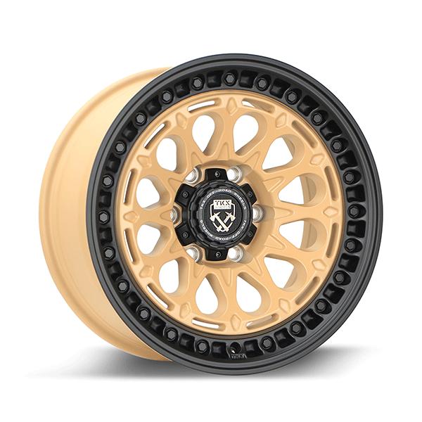 TKX WHEELS-T808DY - DESERT YELLO AND BLACK LIP