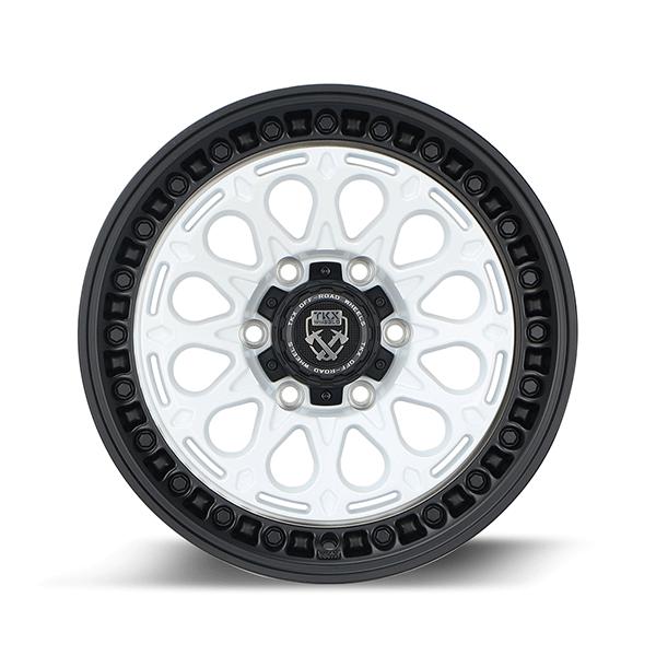 TKX WHEELS-T808IW - IVORY WHIE AND BLACK LIP